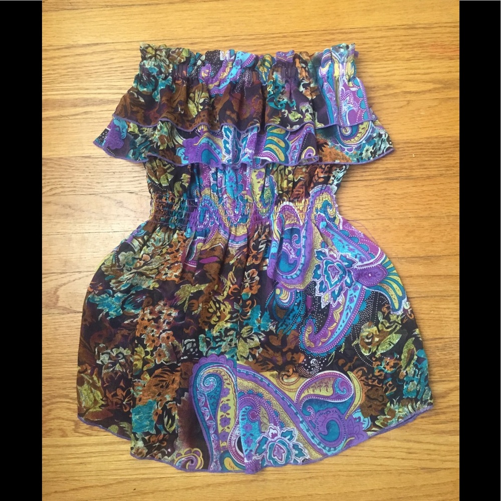 Paisley Tube Top